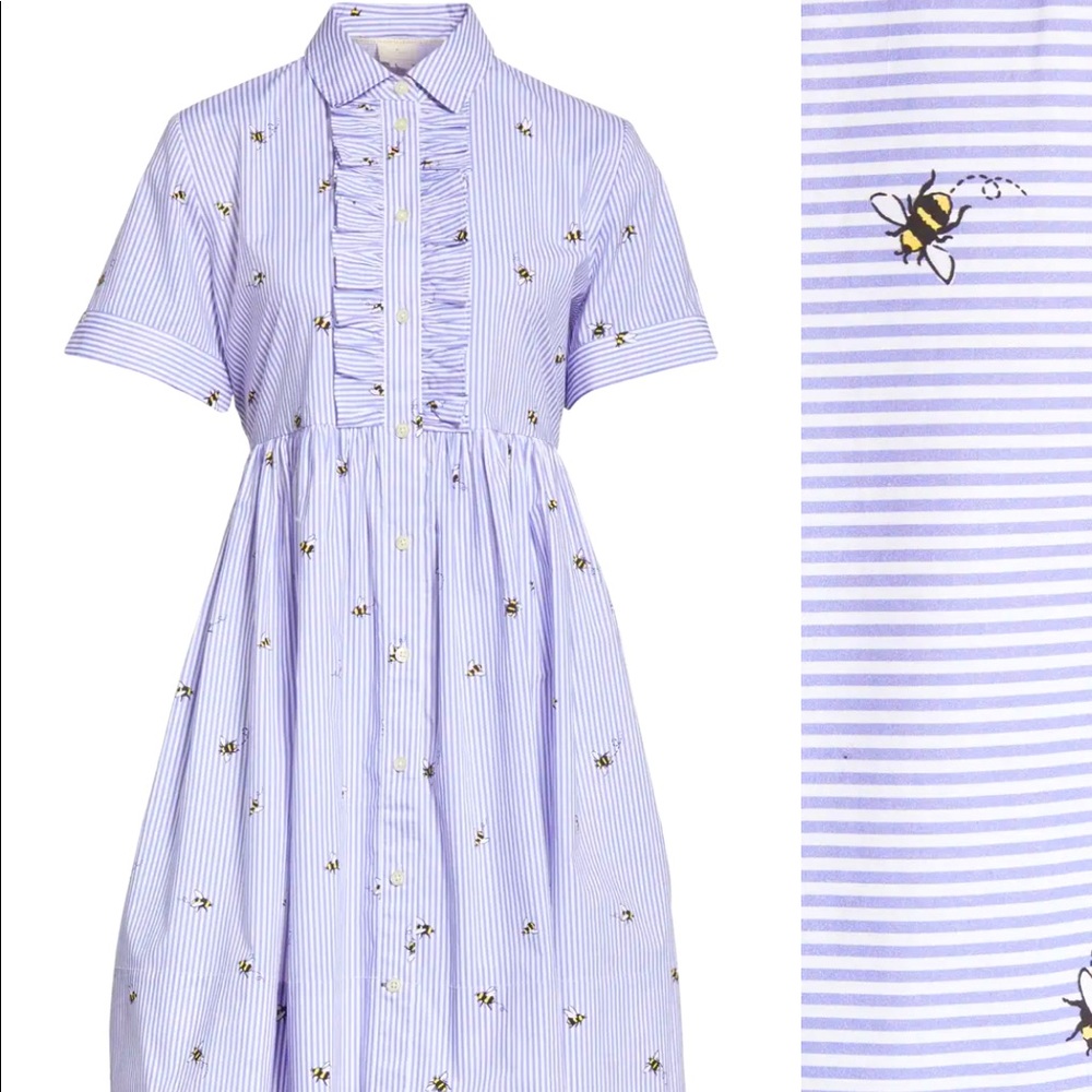 Kate Spade Abuzz Poplin Dress Size Small